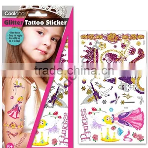 Colorful Glitter Temporary Tattoo Water Transfer Printing Sticker Fashion Tattoos Design thumbnail-1