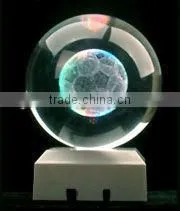 Good k9 Crystal Balls 3D Laser Engraving Football Crystal Ball thumbnail-1
