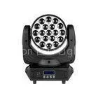 Zoom 19pcs * 15W Led Moving Head Wash Concert / Wedding Stage Light Red Green Blue thumbnail-1