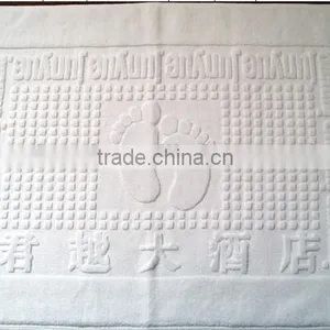 100% Cotton High QualityJacquard Hotel Bath Mat thumbnail-2