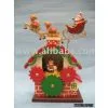 Wind Up Musical Wooden/Plastic Christmas Decoration thumbnail-1