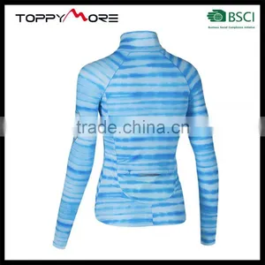 1/2 Zip Long Sleeve Quick Dry Soft Fitness Zebra Stripes T Shirt thumbnail-1