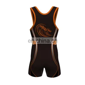 Custom Wholesale Cheap 5xl Wrestling Singlets thumbnail-4