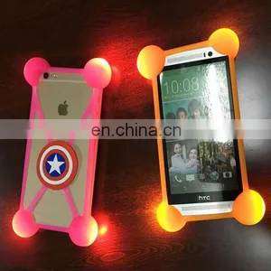 LED General Cell Phone Case 3D Cartoon Character Mobile Phone Case Silicone thumbnail-2