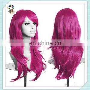 Colors Long Wave Party Fancy Dress Synthetic Wigs Cosplay HPC-0038 thumbnail-5