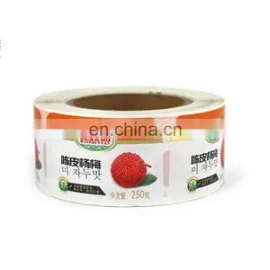 China Manufacturer Custom Colored Adhesive Sticker/ Roll Logo Printed Label thumbnail-2