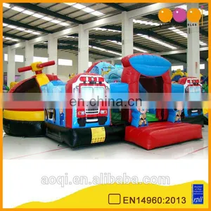 AOQI Ambulance Fun City / Funny Inflatable Fun City for Commercial Use thumbnail-1