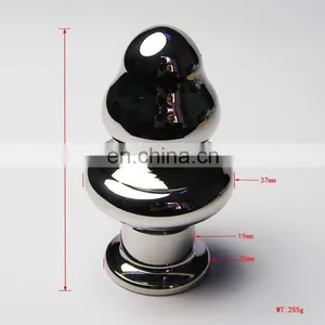 Mushroom Shape Flashing Light Anal Butt Plug, Jewelry Anal Plug thumbnail-6