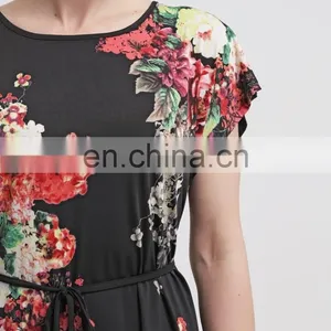 Big Flower Wholesale Tunic For Elegant Ladies Summer Wear thumbnail-5
