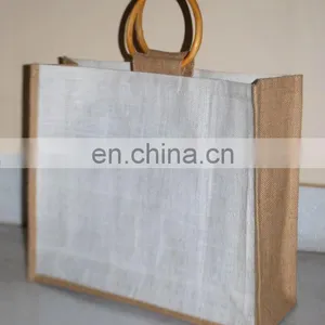 Jute Bag With Apple Cane Handle thumbnail-1