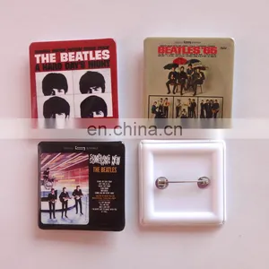 Custom Design Tin Badge With Safety Pin thumbnail-1
