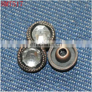 Decoration Zinc Alloy Metal Rhinestone Jeans Rivet thumbnail-1