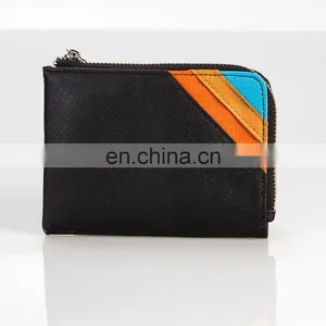 Trade Assurance Supply New Zipper Leather Colourful Coin Purse thumbnail-1