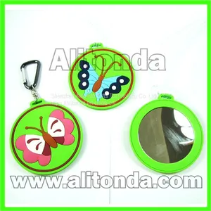Custom and Supply Cartoon Pvc Soft Makeup Mini Small Mirror thumbnail-3