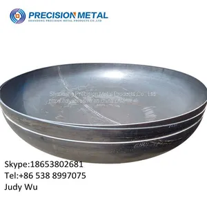 High Quality Carbon Steel Pipe Cap Fitting Dish End thumbnail-1