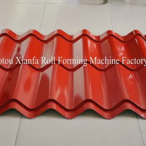 High-Class Single Layer Colored Glazed Tile Roof Plate Steel Rolling Equipment thumbnail-5