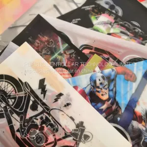 PLASTICLENTICULAR Flexible Lenticular for t Shirt Fabric 3d Sheets Tshirt Soft Custom Flip Lenticular Clothing thumbnail-2