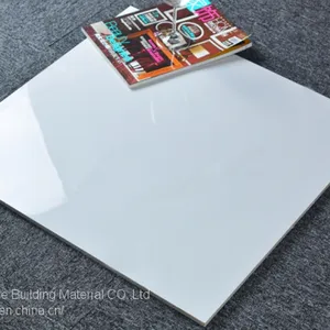 Super Black and Super White Glossy Finish Polished Porcelain Floor Tiles thumbnail-1