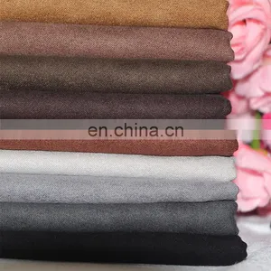 Hot Sale 100% Polyester Brushed Woven Warp Suede Fabric for Upholstery and Sofa thumbnail-1