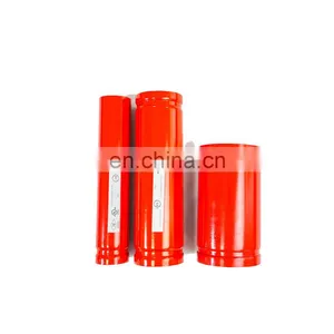 SCH40 4'' New Red Painted Grooved Fire Fighting Seamless Steel Pipe thumbnail-4