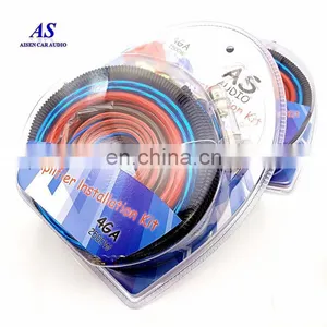 Car Speaker Wire Power Amplifier Car Audio 4GA Installation Power Kit thumbnail-2