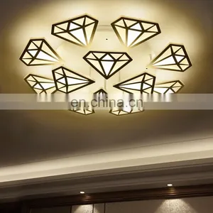 New Design Creative Art Ceiling Lamp Acrylic Living Room Lamp thumbnail-3