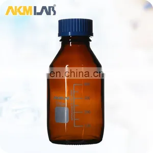 AKM LAB Amber Boro3.3 Glass 100ml Reagent Bottle thumbnail-2