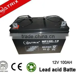 12V 100ah Sealed Lead Acid Sun Power Battery thumbnail-1