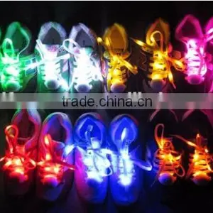 LED Shoe Laces Light Flashing Shoelaces Flat Laces Fashion Creative Gift 2016 thumbnail-3