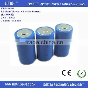 High Power 3.6V Lithium Battery/Li-SOCl2 Battery D Size ER34615M thumbnail-2