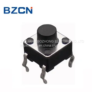 TS-D001 Factory Momentary 6*6 mm RoHS Reach Tact Switch 4 Pin DIP Type for Remote Control Push Button Tactile Switch thumbnail-2