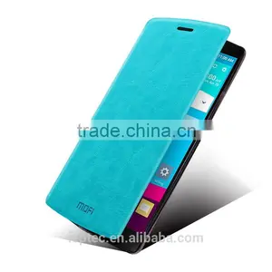 MOFi Case Funda Celular Housing for LG G4 H815, Mobile Handset Coque Flip Leather Back Cover for LG G4 H818 thumbnail-3
