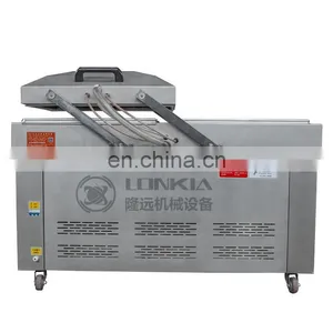 Commercial Double Chamber Vacuum Packing Machine / Sealer for Sea Food / Salted Meat / Dry Fish / Pork / Beef / Rice thumbnail-3