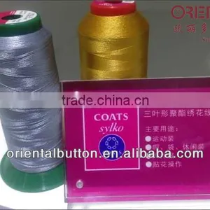 Coats Sylko 100% Polyester Shiny Durable Sewing Thread for Embroidery thumbnail-1