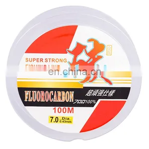 Amazon 100% Fluorocarbon Fishing Line 50m/100m 1.62kg-16.2kg Pull Fishing Line With Fast Water Cutting Fishing Line thumbnail-4