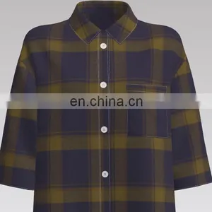 2022 HOT SALE 100% COTTON FLANNEL FABRIC FOR MEN'S WEAR thumbnail-5