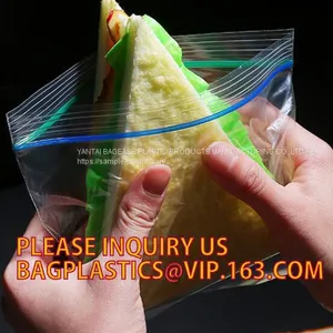 Slider Zipper Bag Plastic Bag With Zipper Resealable Zip Poly Bag, Mini Plastic Zipper Cosmetic Slider Zip Bags With Customized Logo Design thumbnail-2