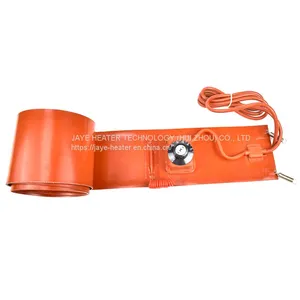 Flexible Custom Silicone Rubber Band Drum Heater /Tank Blanket Heater thumbnail-3