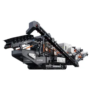 Crawler Type Mobile Crushing Station 150 Tph Mobile Cone Crusher With Vibrating Screen thumbnail-5