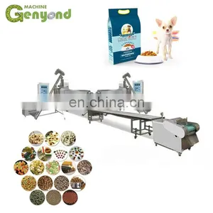 Small Pet Kibble Wet Pellet Making Full Production Line Dry Dog Food Machine thumbnail-3