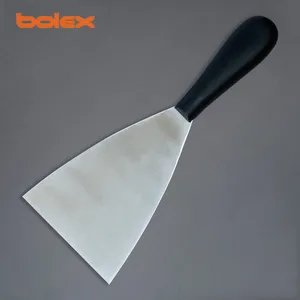 Grill Scraper Blades and Small Slant Edge Grill Scraper, Heavy Duty Casting Aluminum Flat Top Grill Accessories, Commercial Griddle Scraper thumbnail-4