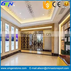 Chinese Good Quality Polished Yellow Marble Tiles For Sale thumbnail-1