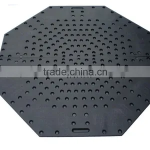 Green Plastic Moulded 2 Fold Poker Table Top thumbnail-3