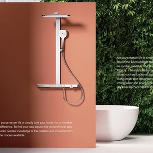 Adjust the Water Temperature at Will Durability and Safety Save Space and Easy to Operate Shower Column Set Series thumbnail-4