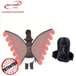Weihai Wisezone Branded Human HDPE Backpack With Frame Banner With Custom Logo for Advertising thumbnail-1