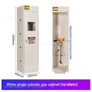 Medical Grade White Cylinder Locker | Quiet Removable Straps & Alarm System thumbnail-1