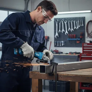 High-Power 2000W Angle Grinder M-AG20-230 With 230mm Disc - Ideal for Heavy-Duty Grinding & Cutting thumbnail-1