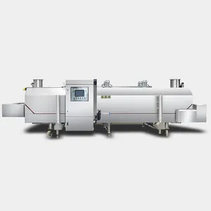 Ammonia 500kg/H Plate Frozen Tunne Belt Fluidized Icecrem Smallest Cooling Tunnel Iqf Shrimp Spiral Freezer Blast Frozen thumbnail-3