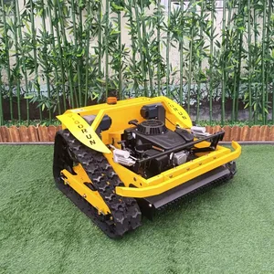 Remote Control Unmanned 4WD Brush Mower China Manufacturer, Factory Direct Sales Unmanned Lawn Trimmer thumbnail-4