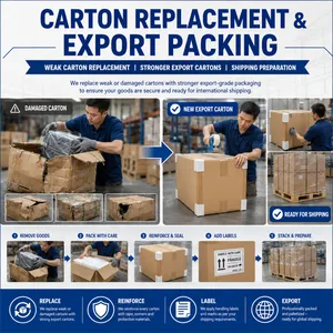 China Repacking Carton Replacement and Export Packing Service thumbnail-2
